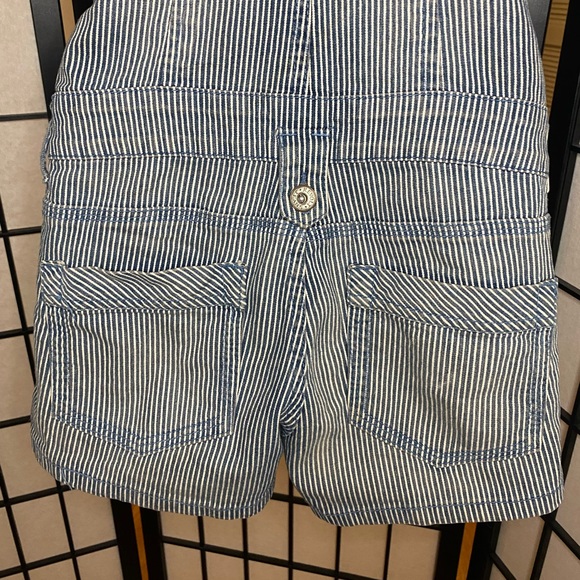 Striped Denim Overalls - Picture 7 of 12